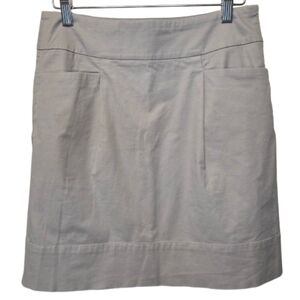 Ann Taylor Loft Women's Taupe Skirt Size 2P